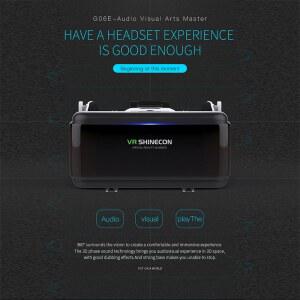 VR 헤드셋 고글 Smartphone 비어 스마트폰 기기 게임 호환 안경 모바일 Shinecon 아이폰 헬멧 가상 3D Casque 안드로이드 현실