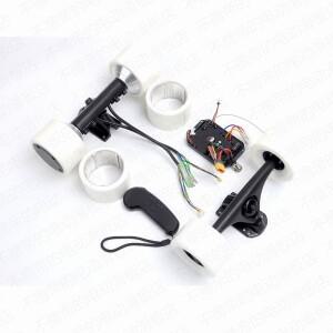 전기 스케이트보드 모터 키트 휠 허브 파워 액슬 어셈블리 교체 가능한 타이어 스킨 DIY