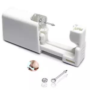 AM RONG 매직 셀프 코 피어싱 총 키트 안전 도구 귀 ...