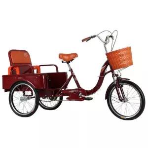 세발 성인용 자전거 인력거 시니어 세바퀴 페달 마실 어른