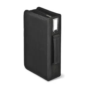 cd 보관함 앨범 바인더 케이스 블랙 휴대용 소형 양면 DVD 영상 영수증