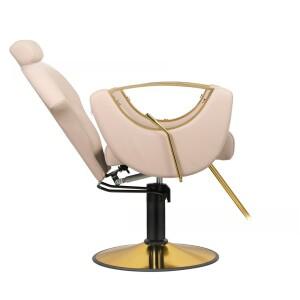 이발소 미용 의자 금도금