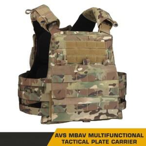 AVS MBAV 다기능 전술 조끼 적응형 모듈식 플레이트 캐리어 고속 탈착 편안한 MOLLE 사냥 에어소프트 장비