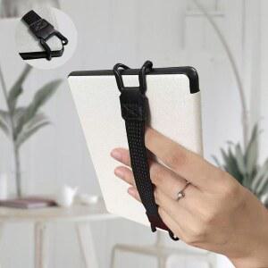 iPad 9.7 ''10.9'' 11'' 핸들 나일론 고무줄 벨트 용 9-12 인치 태블릿 안전 스트랩 홀더 Samsung Xiaomi Lenovo Tab에 적합