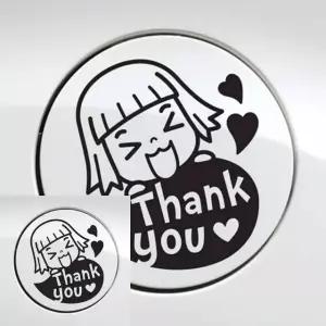 주유구 스티커 하트형 차량 데코 블랙 차량용 (WFKKW0C)