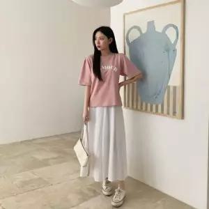 미커트 데밀래 데님스커트 새틴스커트 롱스커트 (WFKKOEC)