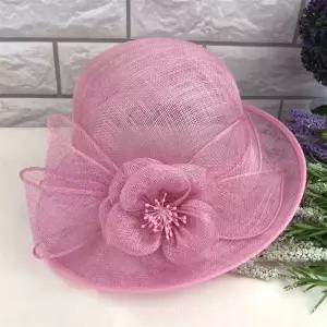 꽃 여름 예쁜 리본 벙거지모자 50대 20대 버킷햇 라(1)