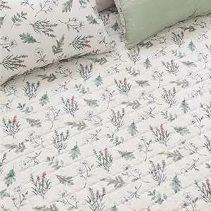 플로럴 700OBF02 보태니컬 카페트 겸용 논슬립 퀸 침대 패드