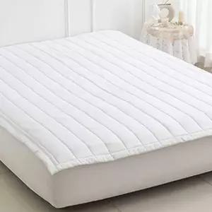 화이트 573KKC28 브로이 카페트 겸용 밴딩 퀸 침대 이불 패드