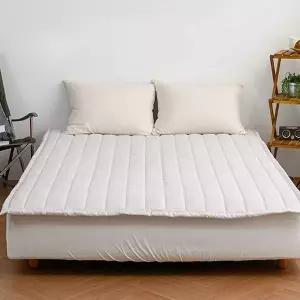 베이지 923PGT03 브로이 카페트 겸용 밴딩 퀸 침대 이불 패드