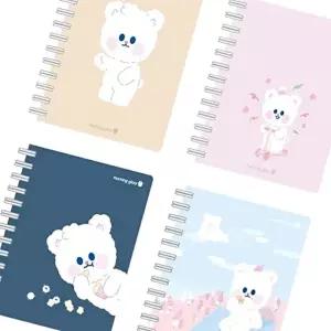 좌철 미니 수첩 디자인랜덤 메모 스프링 사무용 (KYR-WFJKA6Z)