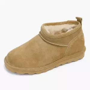 슈즈SUPER SHORTY 여성 천 연소가죽 겨울 경량 방한 양털 부츠 K3049243QDW 아이스커피2138024