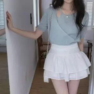 고품질 미니 프릴 스커트 플스커트 새틴스커트 데님스커 더봄 (WFKL1UN)