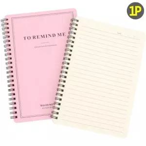 A5 유선 스프링 노트 4색 랜덤 1P(60매) (KYR-W59FE5B)