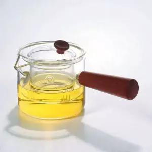 내열유리 차포트 400ml 티포트 유리주전자 거름망 유리물주전자