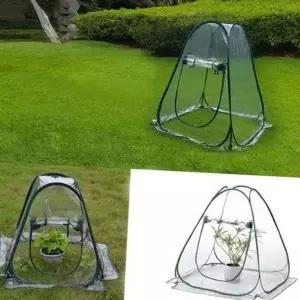 이동식 미니 비닐 온실 원터치 소형 비닐하우스 겨울 동파 방지