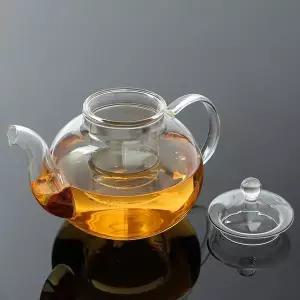 내열유리 차포트 1.2L 유리 주전자 거름망 티세트 심플 티포트