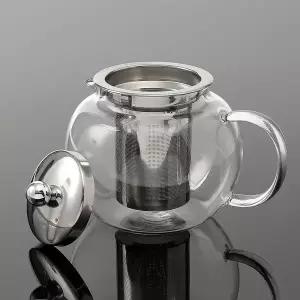 내열 유리 티포트 950ml 다기능 차주전자 주전자 이중 보온 찻주전자