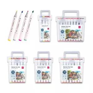 [셀러허브][델리문구] 델리 트윈팁 삼각 마커 마카24색 (S8715048)