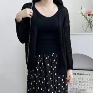 여자상의 볼레로 시스루 린넨가디건 린넨볼레로 (WFKL1EJ)