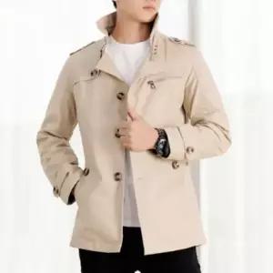 남성용 봄가을 야상형 트렌치 코트 정장 자켓