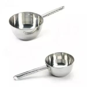 업소용 스테인리스 국자 육수용 계량 바가지 급식용 조리도구