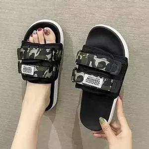 공용 트리플컬러 데일리룩스포츠스타일 심플 내추럴 샌들 커플용 ZG1650N