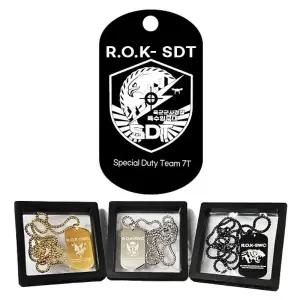 SDT 레이저 각인 서지컬스틸 최고급형 인식표 군번줄