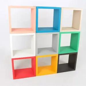 [룽스]Color 정사각형 박스 수납 조립가구 선반 큐브 1개