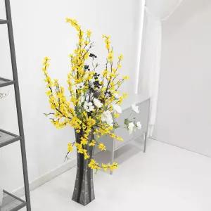 대형 개나리 목화 조화 화병 A set 135cm (DIY) 인테리어 봄 꽃 로비 장식 소품