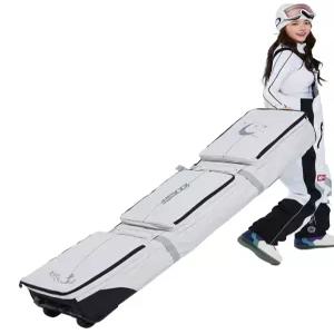 스노우보드 휠백 스키백 바퀴 대용량 배낭 카키 보관가방 플레이트 데크 보드백 수납