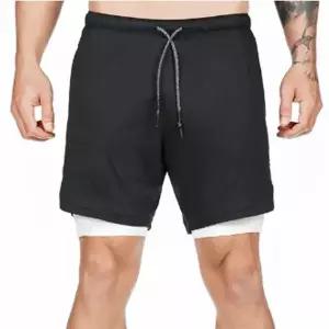 [하프클럽/]남성 레깅스 반바지 레깅스 투인원 팬츠 헬스바지