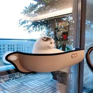 창문 창틀 선반 아크릴 유리창 캣 부착형 거치대 고양이