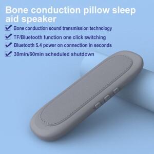 블루투스 5.4 베개 밑 스피커 골전도 소음 스테레오 플레이어 TF 카드 슬롯 타이머 종료 기능