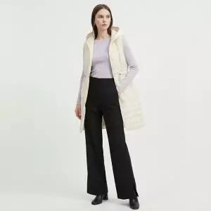 [샵앤] 여성 경량 후드 퀼팅 레이어드 패딩 롱조끼 JVL-WVS-21038