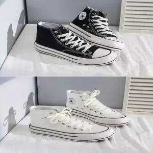 [라일리] Rly 키높이 슈즈 신발 탑 올라오는 운동화 목 캔버스