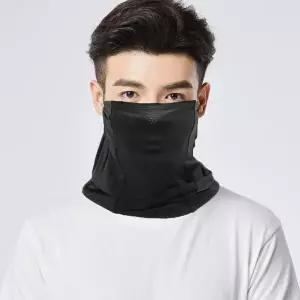 [하프클럽/]얼굴햇빛가리개 쿨 멀티스카프 귀걸이형 에어블루