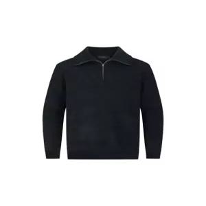 짚업 카라니트 캐주얼 데일리 니트 가을겨울 다크그린