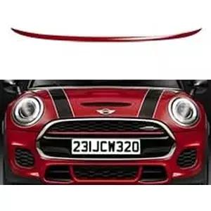 미니 쿠퍼 F55 F56 차량 스타일링 액세서리 레드용 야구 전면 그릴 장식 커버 스트라이프