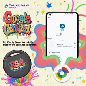 에어 트래커 태그 안드로이드 블루투스 스마트 구글 파인드 허브 앱과 호환 키 가방용 위치 추적 아이템 찾