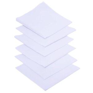 남성용 손수건, 순면 부드러운 흰색 손수건