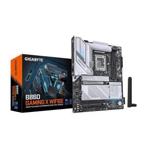 기가바이트 B860 게이밍 X WIFI6E 인텔 코어 울트라 (시리즈 2) LGA 1851 마더보드, ATX, DDR5, 3X M.2, PCIe 5.0, USB-C, WIFI6E, 2.5GbE LAN, EZ-Latch