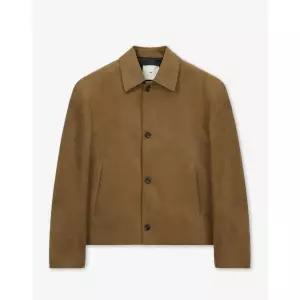 티엔지티 Faux Suede Short Jacket (Camel Brown)