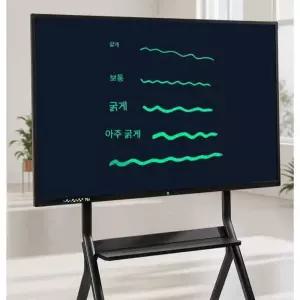 45인치 LCD 전자칠판 고휘도  가정용 교육용 필기판 스탠드 40인치