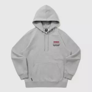 엄브로후드티 VQA UQ423CHDO2-MGR 에슬레틱 그래픽 기모 후드 티셔츠 (MGR)H. GREY