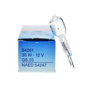 OSRAM 64261 G6.35 NAED 5424 전구, 안과 할로겐 톱콘 ACP-5 6/7 자이스 라이카 현미경 슬릿 램프, 12V 30W