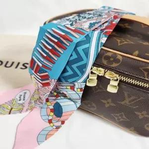 고급가방 가방손잡이 캐리어네임텍 1P 핑크 스카프 방 WFLQM73