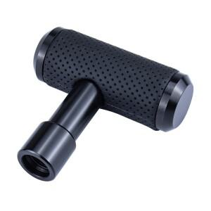 범호환  자동 수동 변속기 기어 노브 알루미늄 시프터 스틱 핸들 레버 3개 어댑터 포함 AT MT