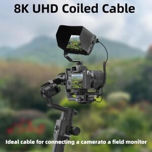 8K UHD 케이블 HDTV 노트북 PC PS4 카메라 DV 모니터 디스플레이호환  고속 HDMI 호환 미니/마이크로 코일