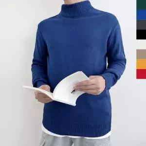 라운드니트 남편 긴팔티 여름 티 겨울 남자니트 신상 (WFKLDE5)